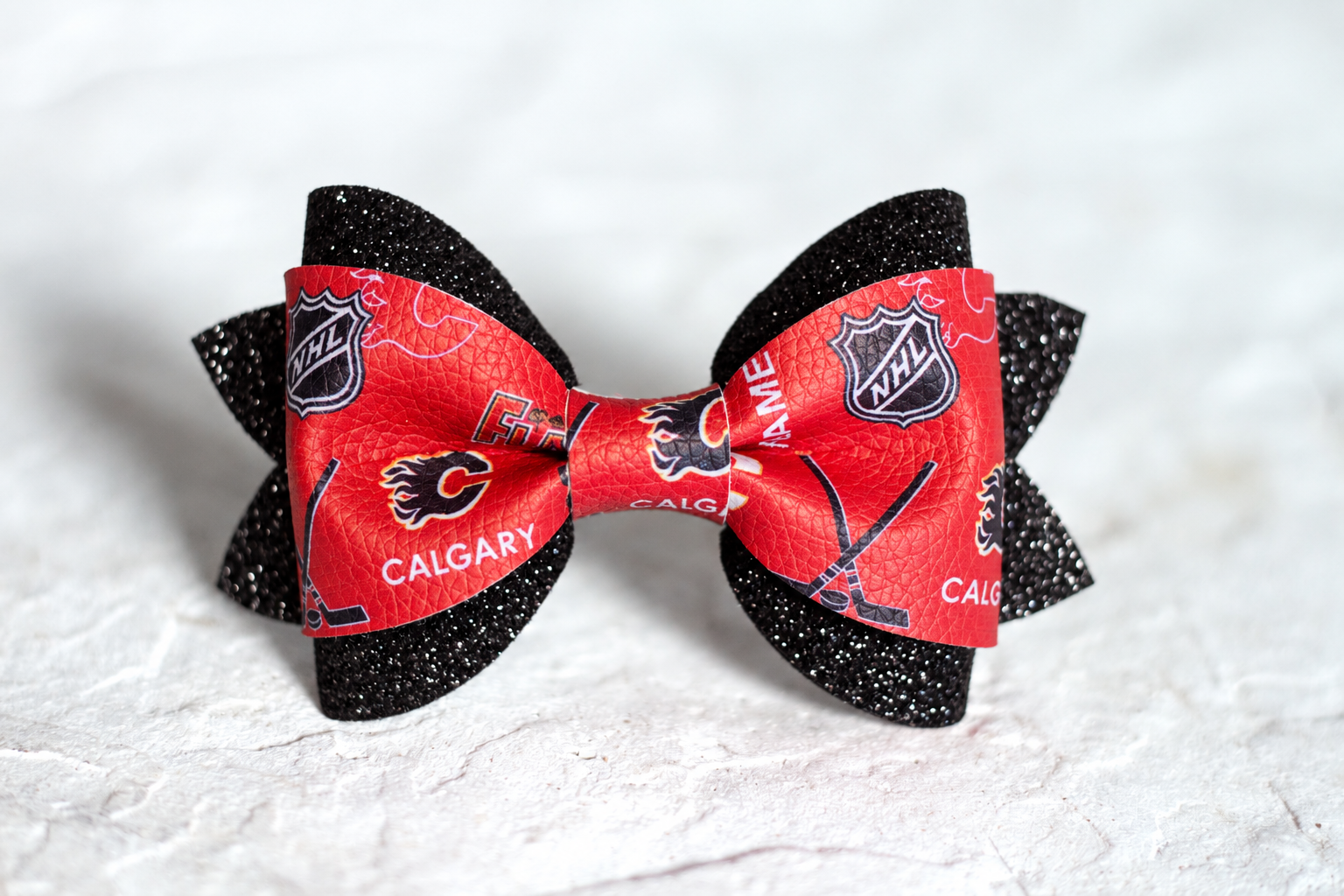 Flames Bow Tie