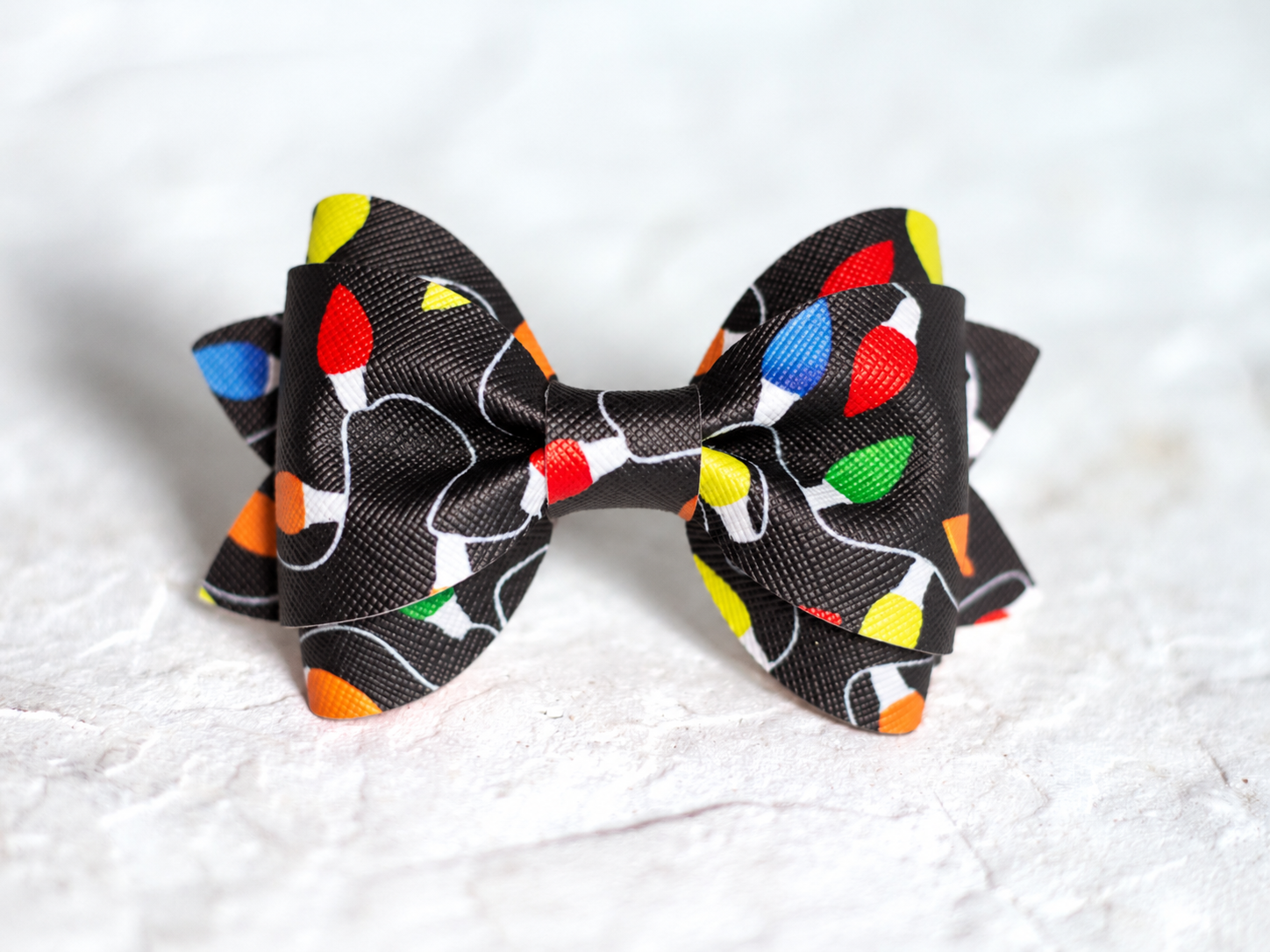 Christmas Lights Bow Tie