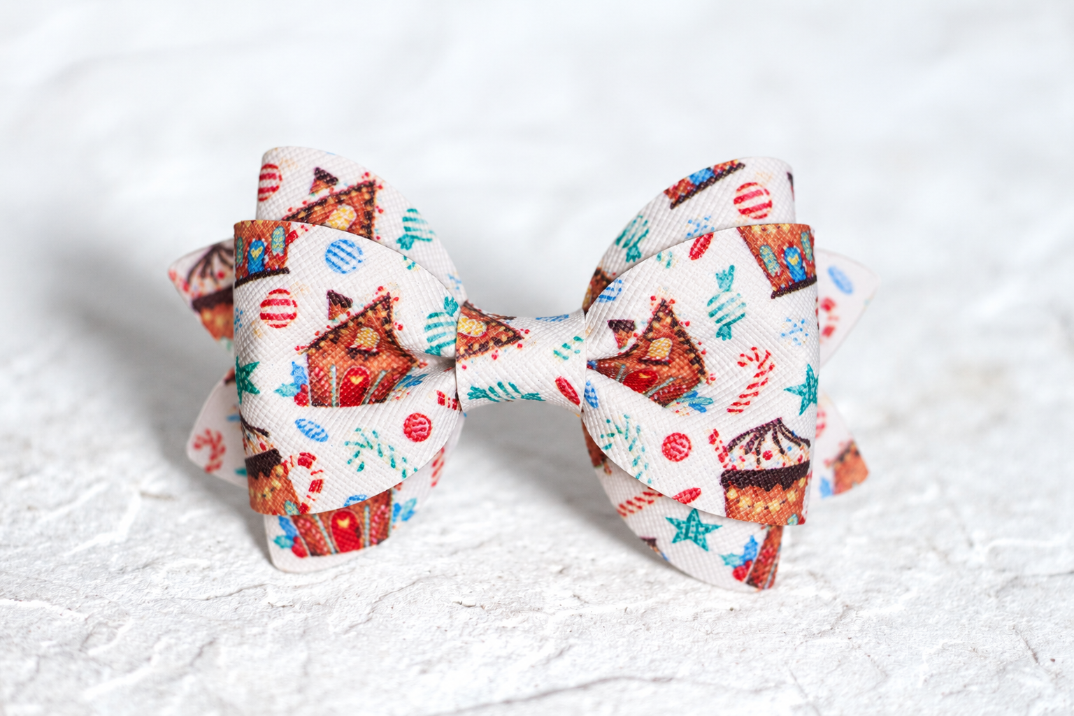 Gingerbread House Bow Tie