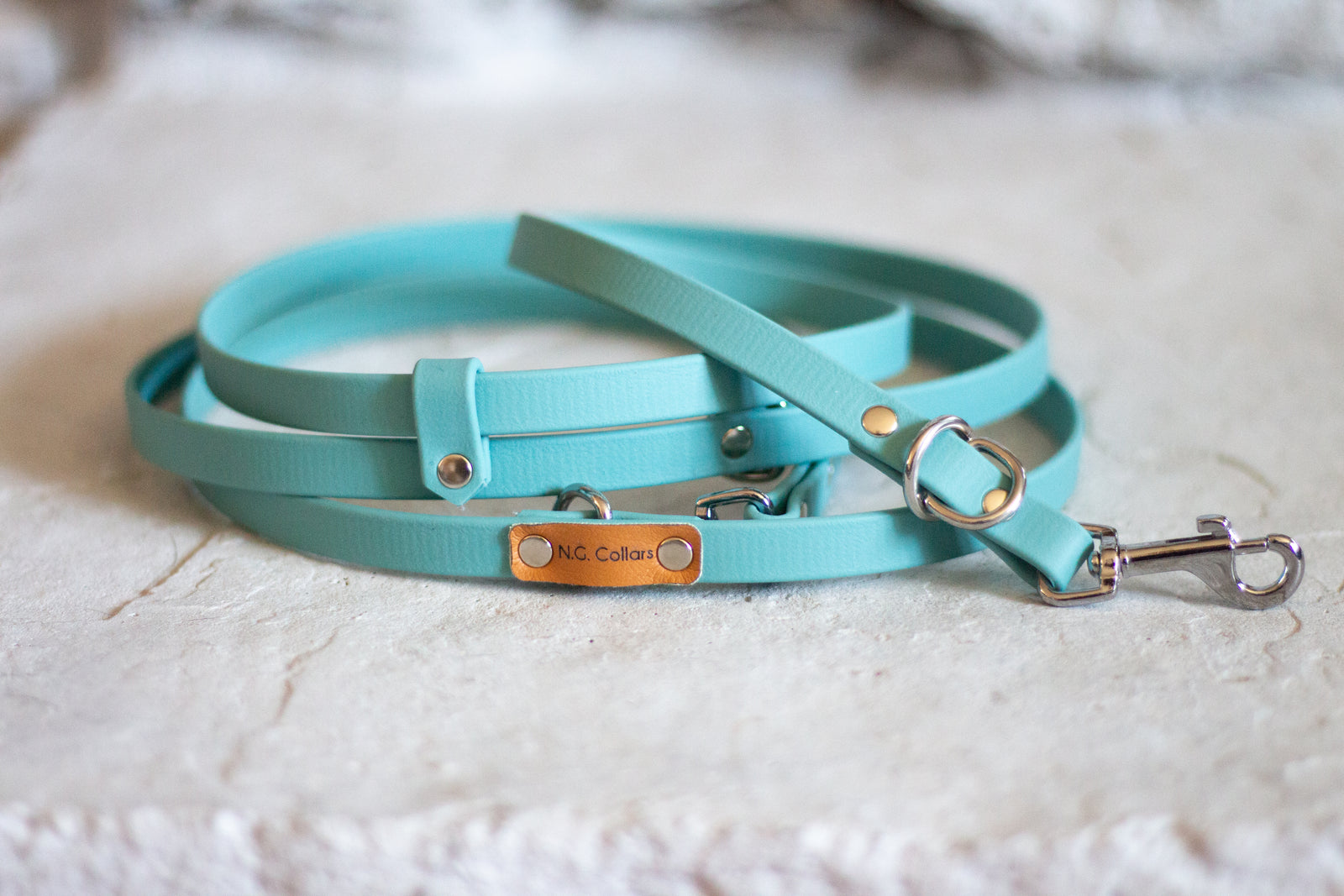 Dusty Turquoise Hybrid Leash