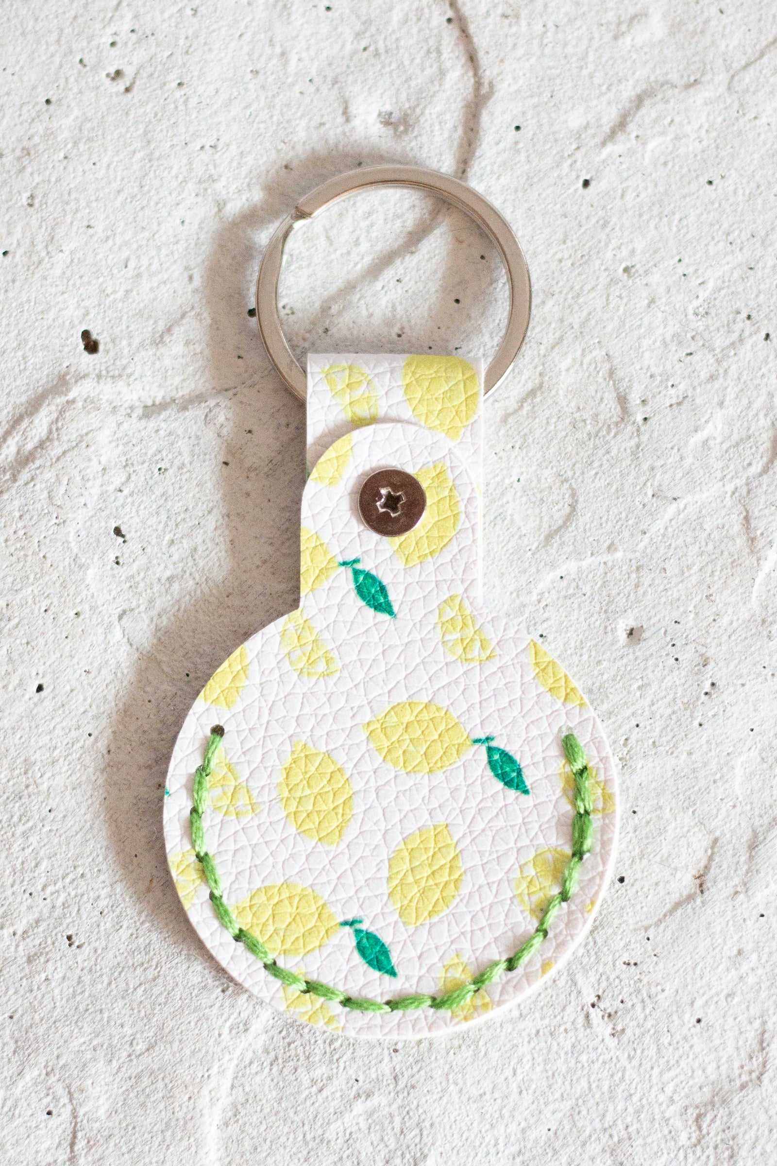 Lemon Air Tag Holder