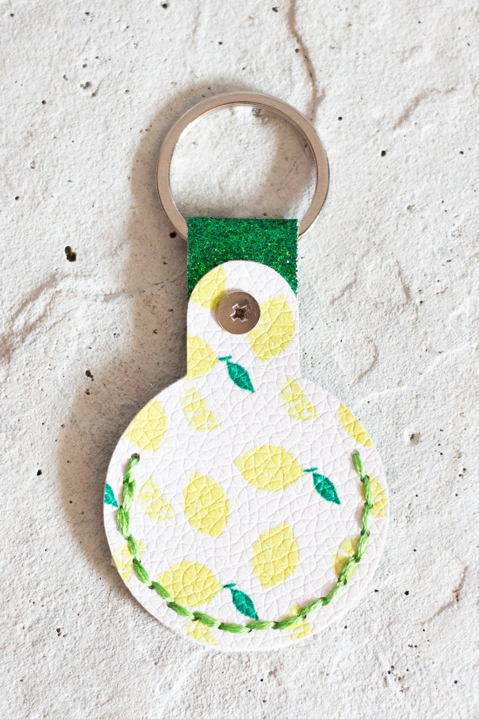 Lemon Air Tag Holder