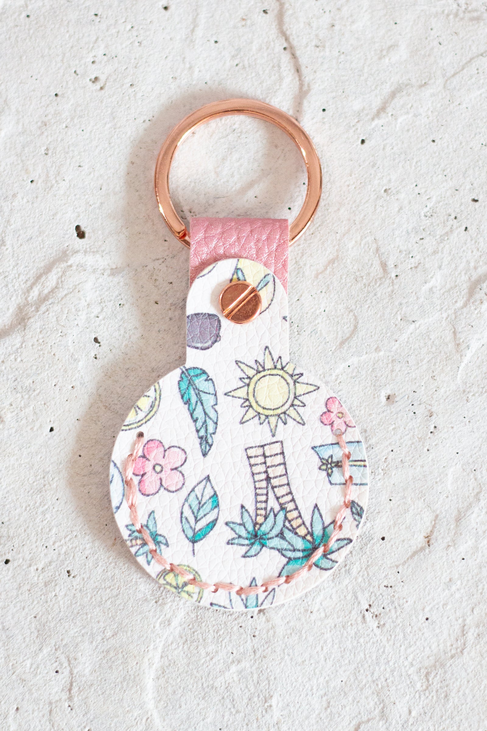 Beach Day Air Tag Holder
