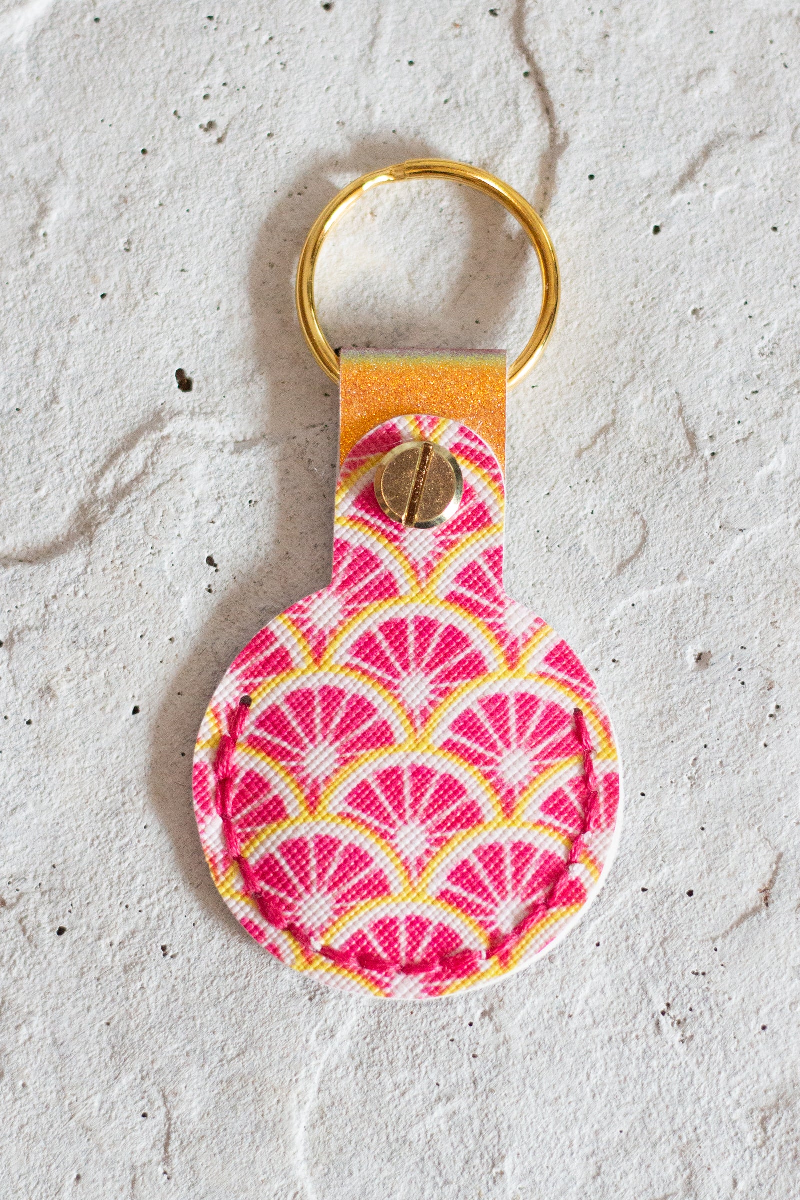 Grapefruit Air Tag Holder