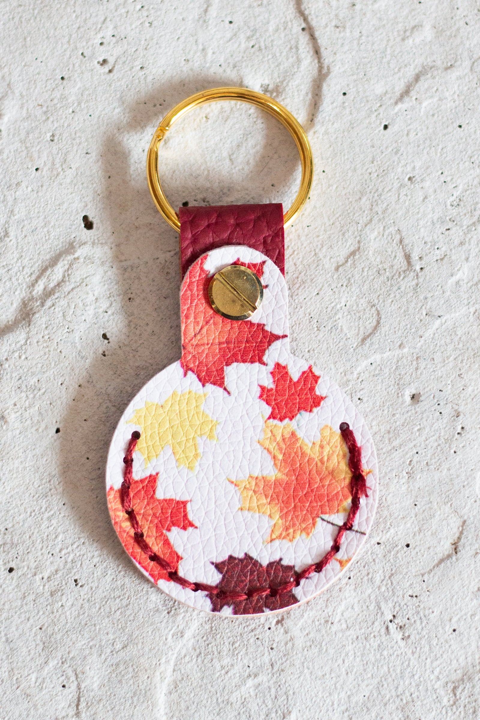 Maple Leaves Air Tag Holder