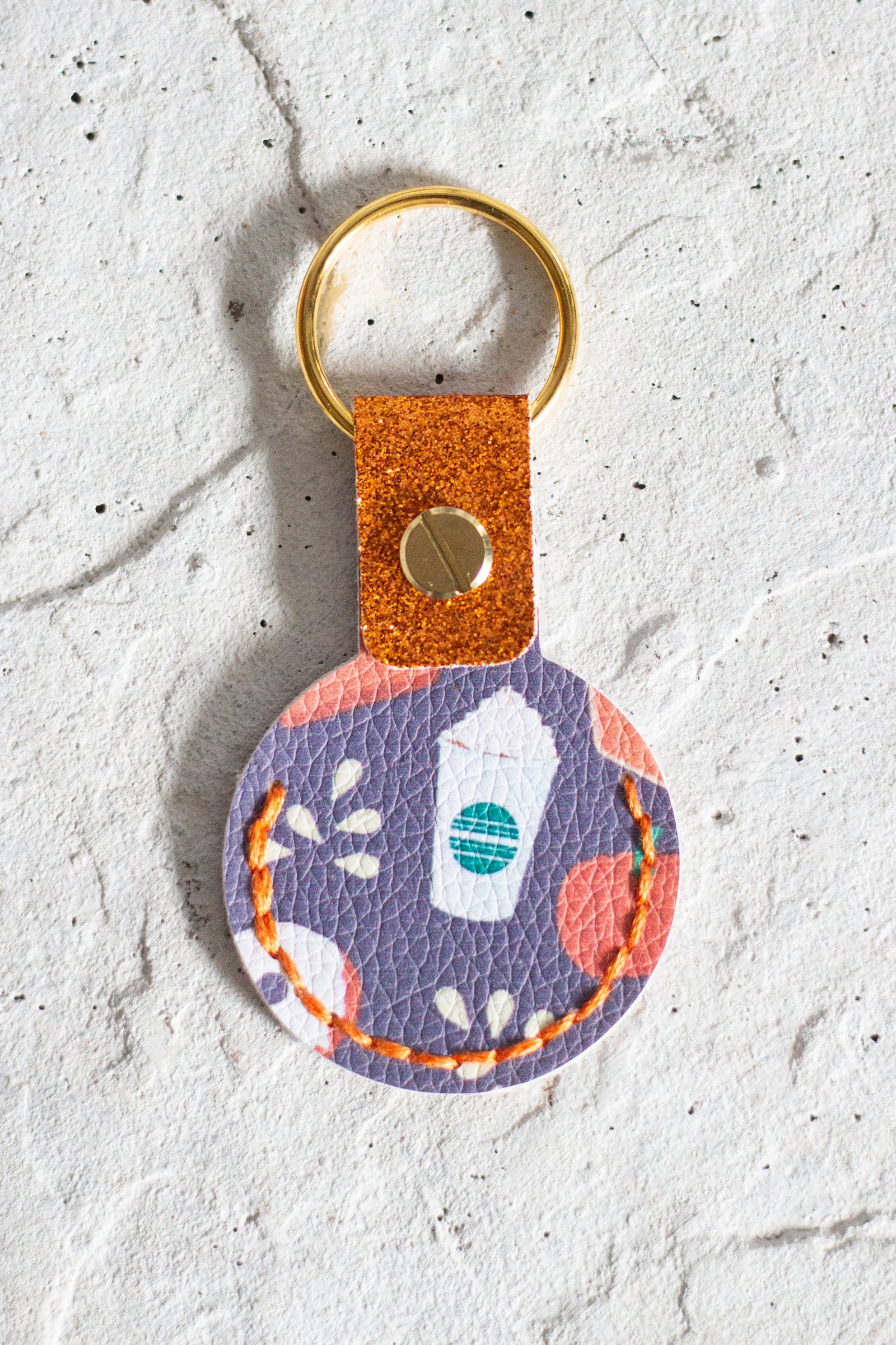 Pumpkin Spice Air Tag Holder