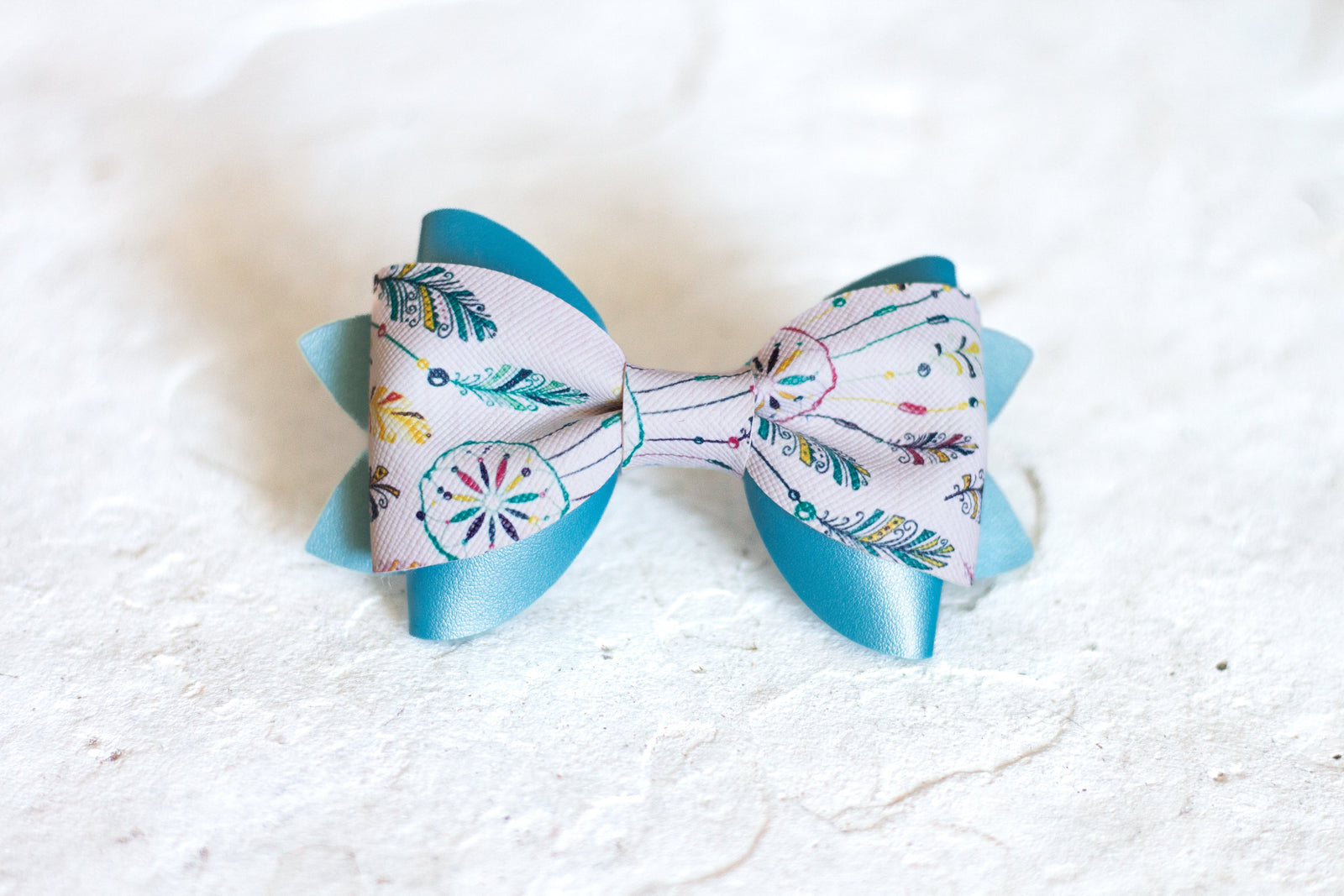 Blue Dream Catchers Bow Tie