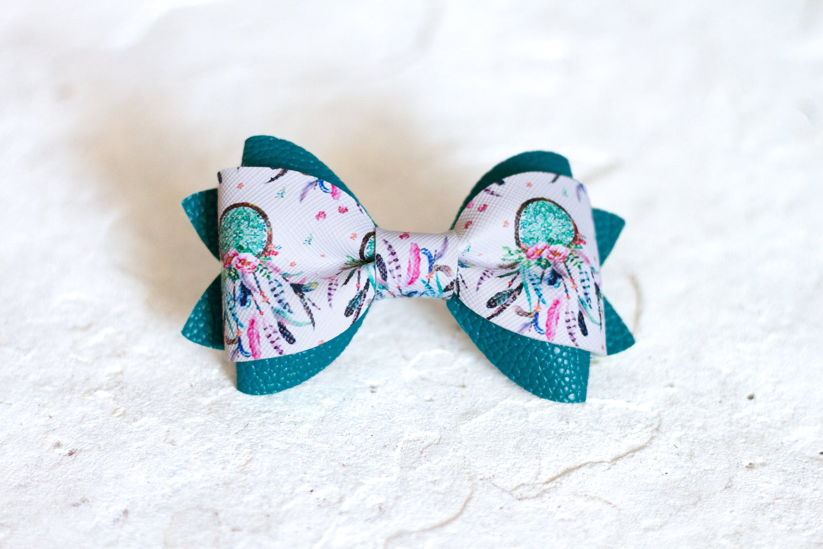 Pink Dream Catcher Bow Tie