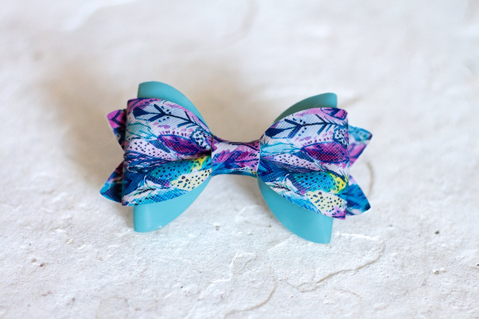 Feathers Bow Tie