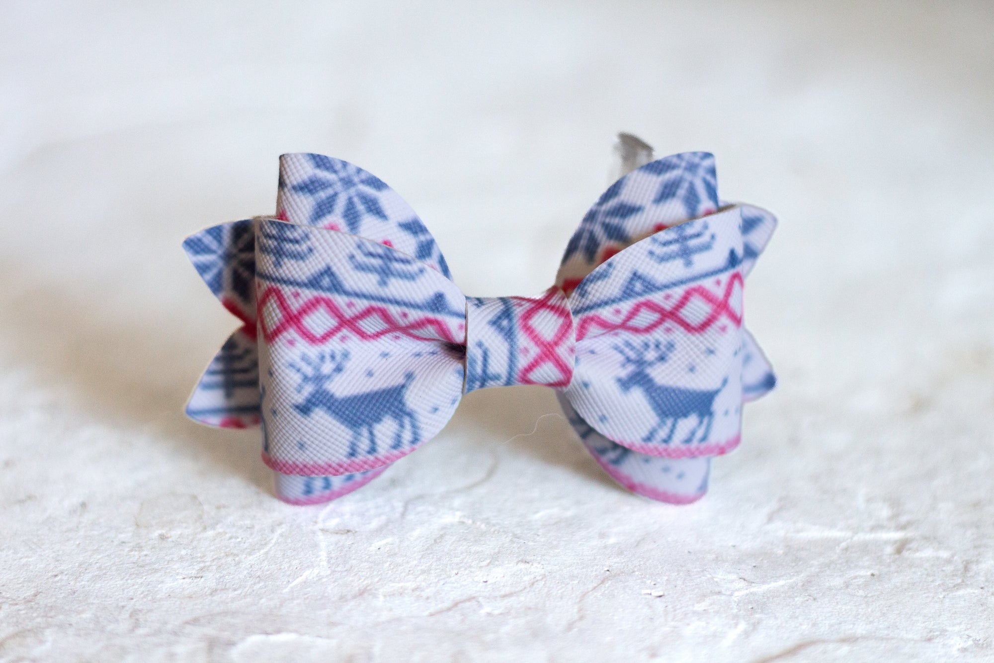 Cozy Sweater Bow Tie
