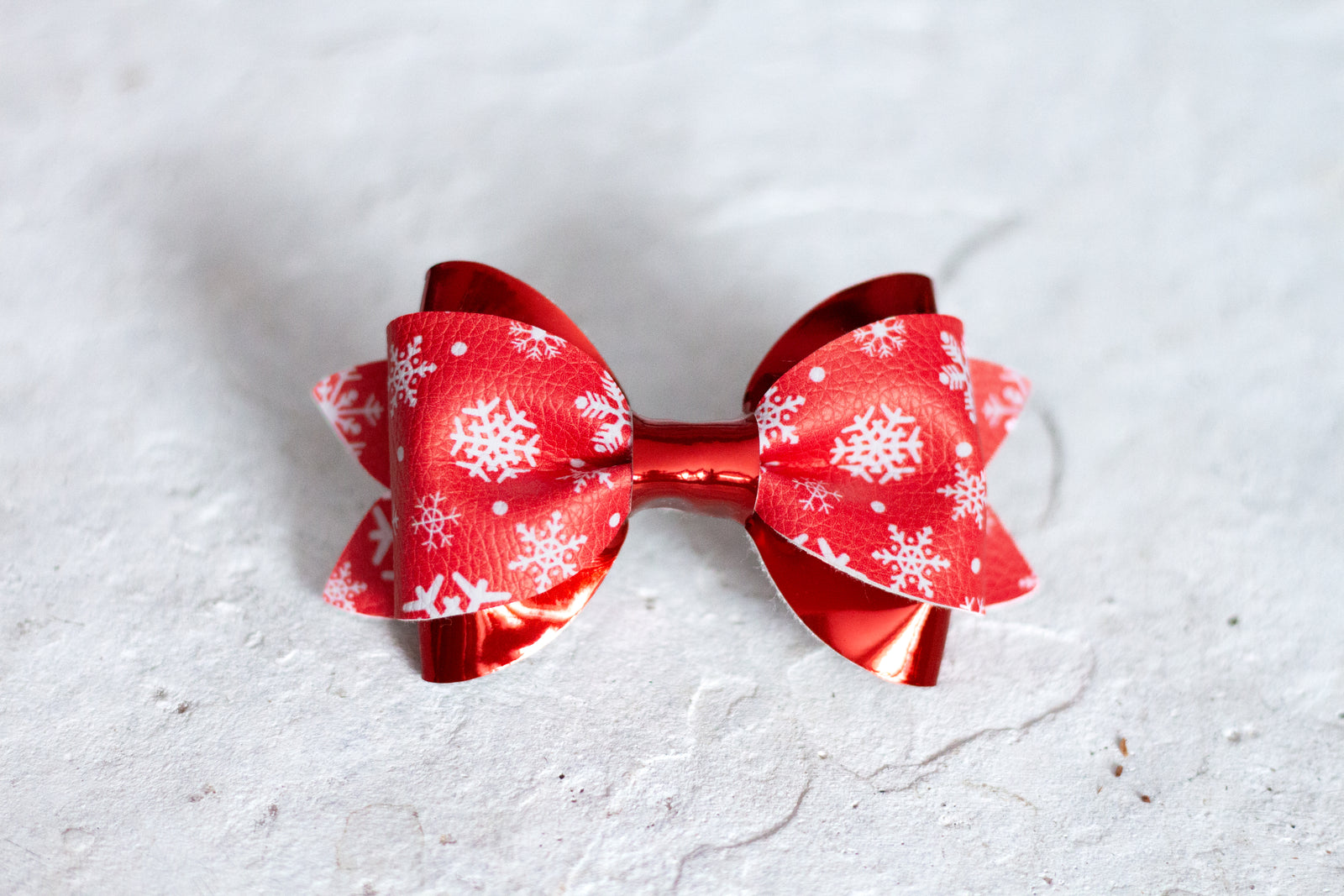 Red Snowflake Bow Tie 2