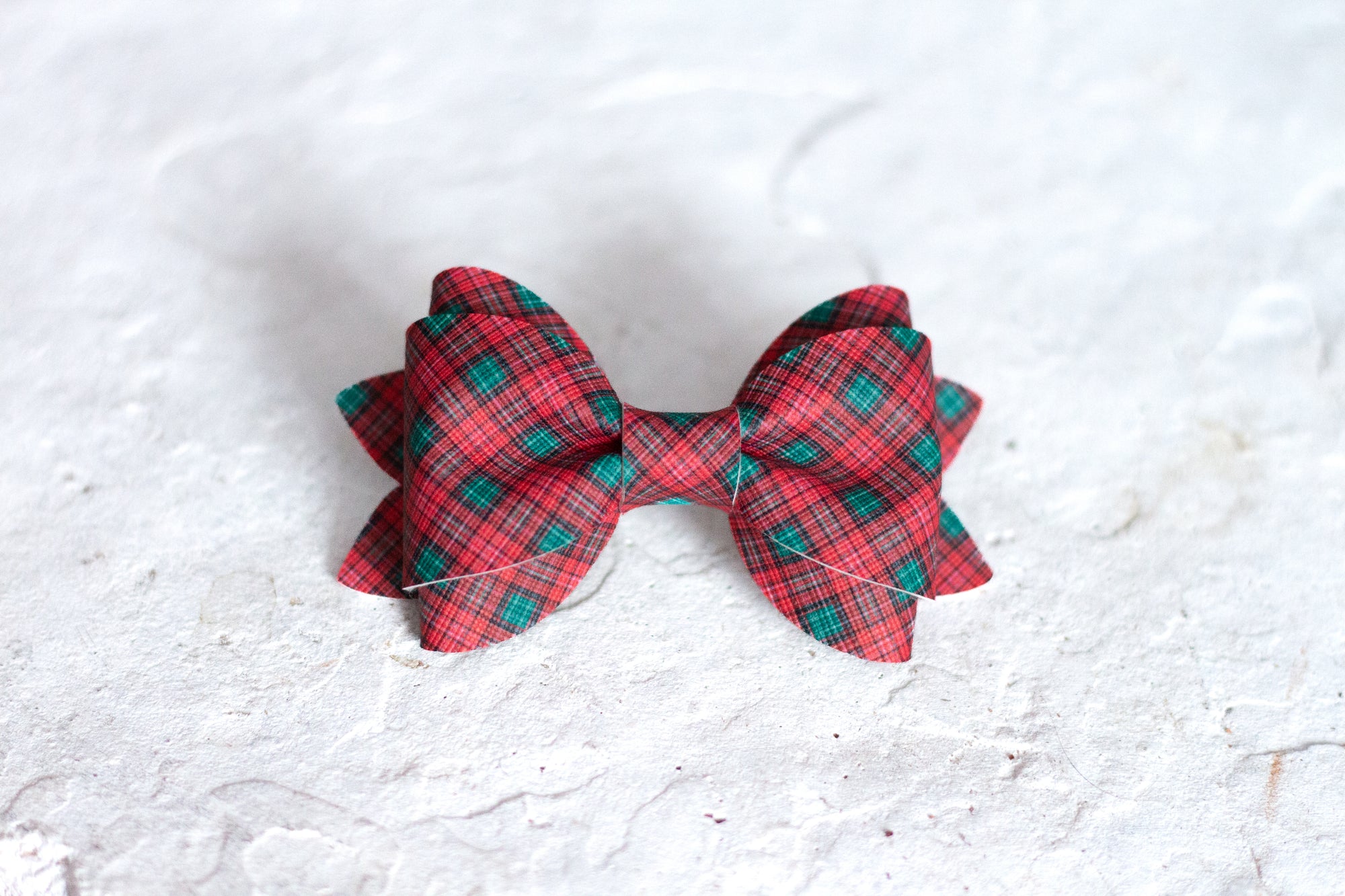 Red Tartan Bow Tie
