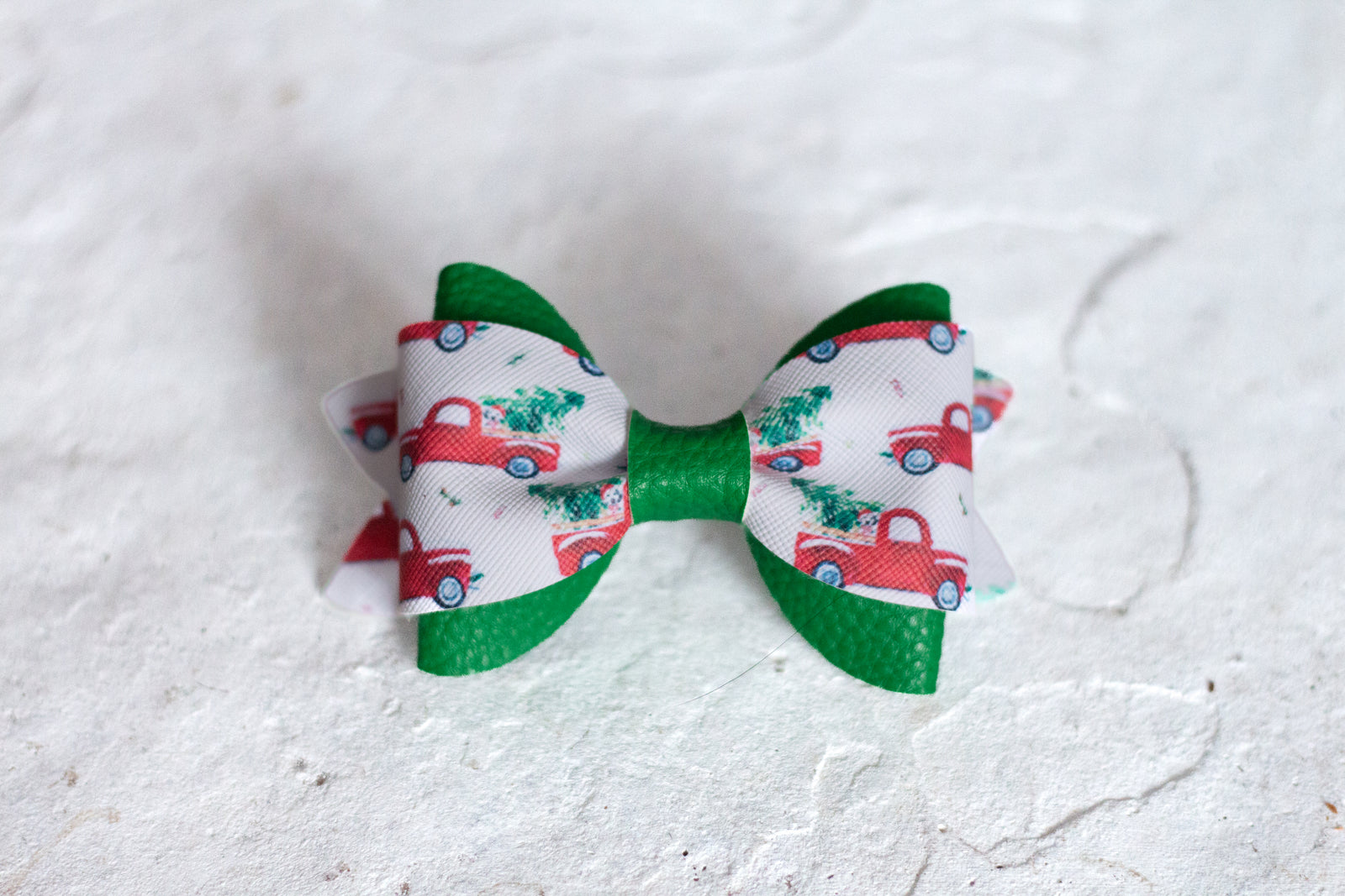 Little Red Truck Bow Tie 2