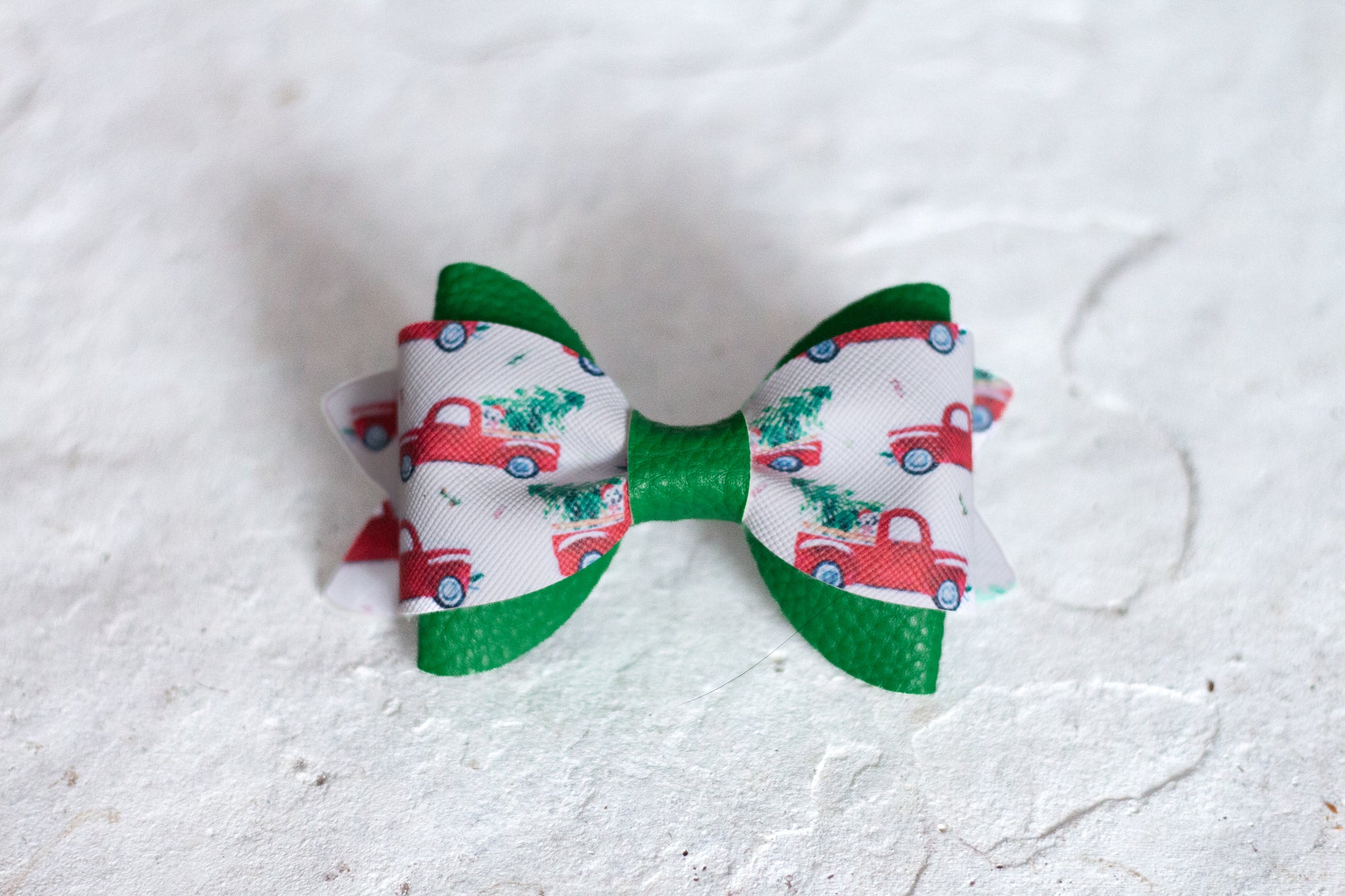 Little Red Truck Bow Tie 2