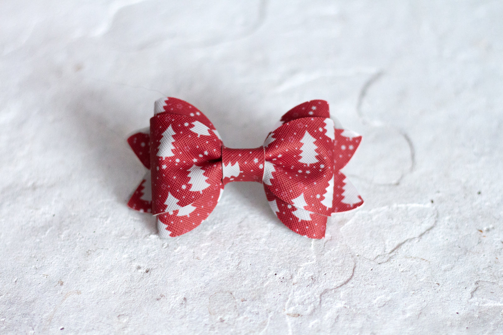 Little Red Tree Bow Tie