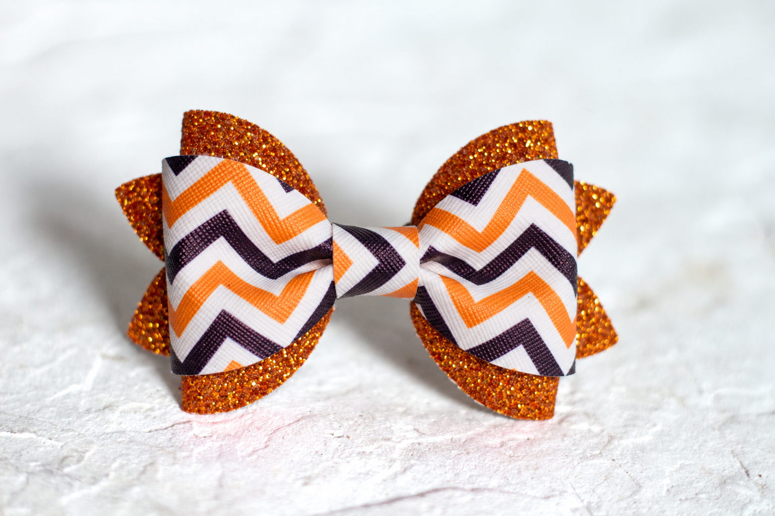 Halloween Chevron Bow Tie