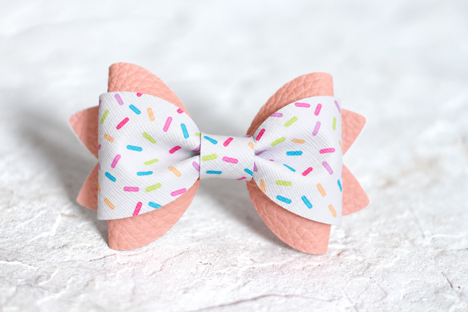 Pastel Sprinkles Bow Tie