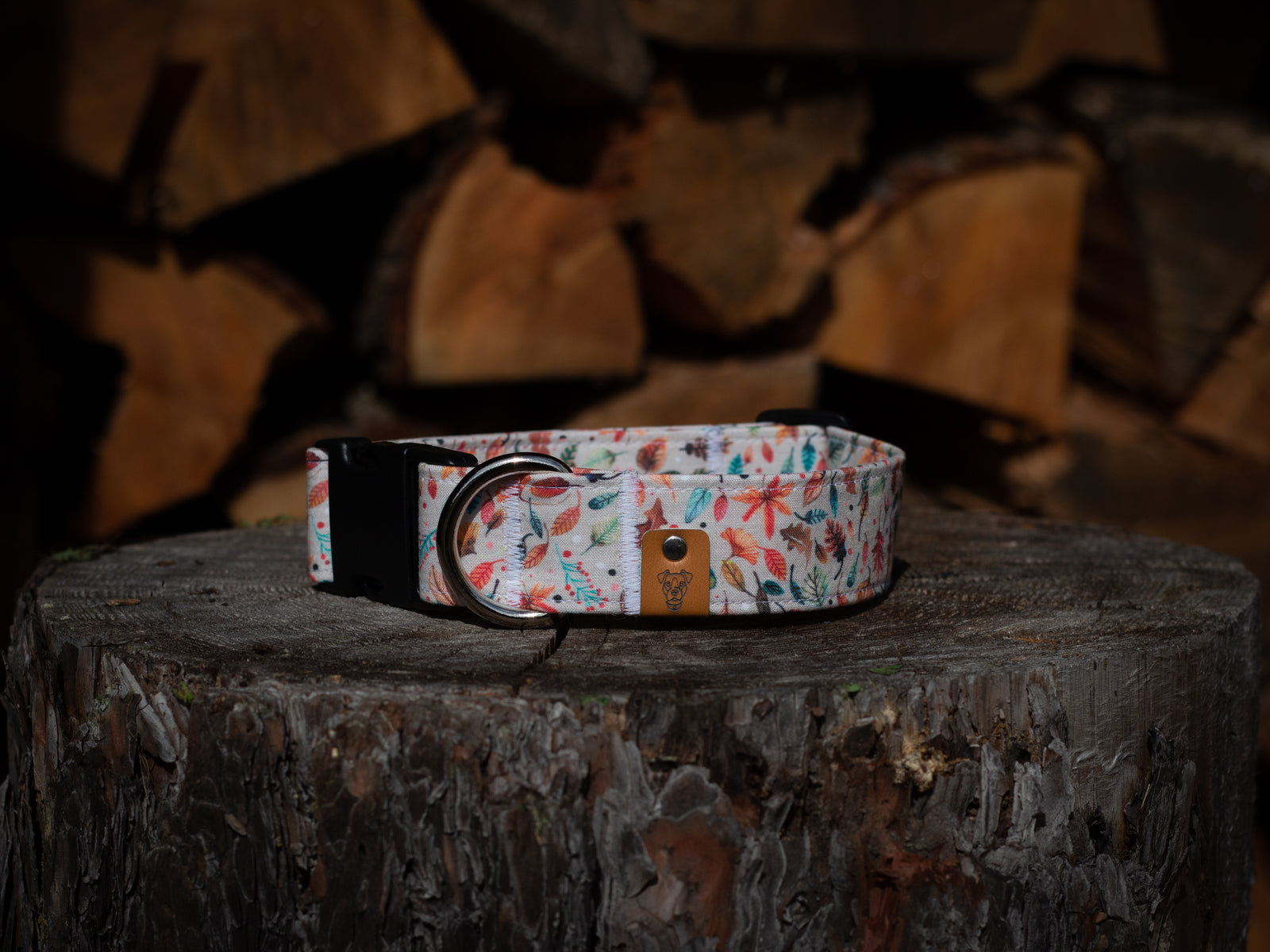 Autumn Leaves Buckle Collar