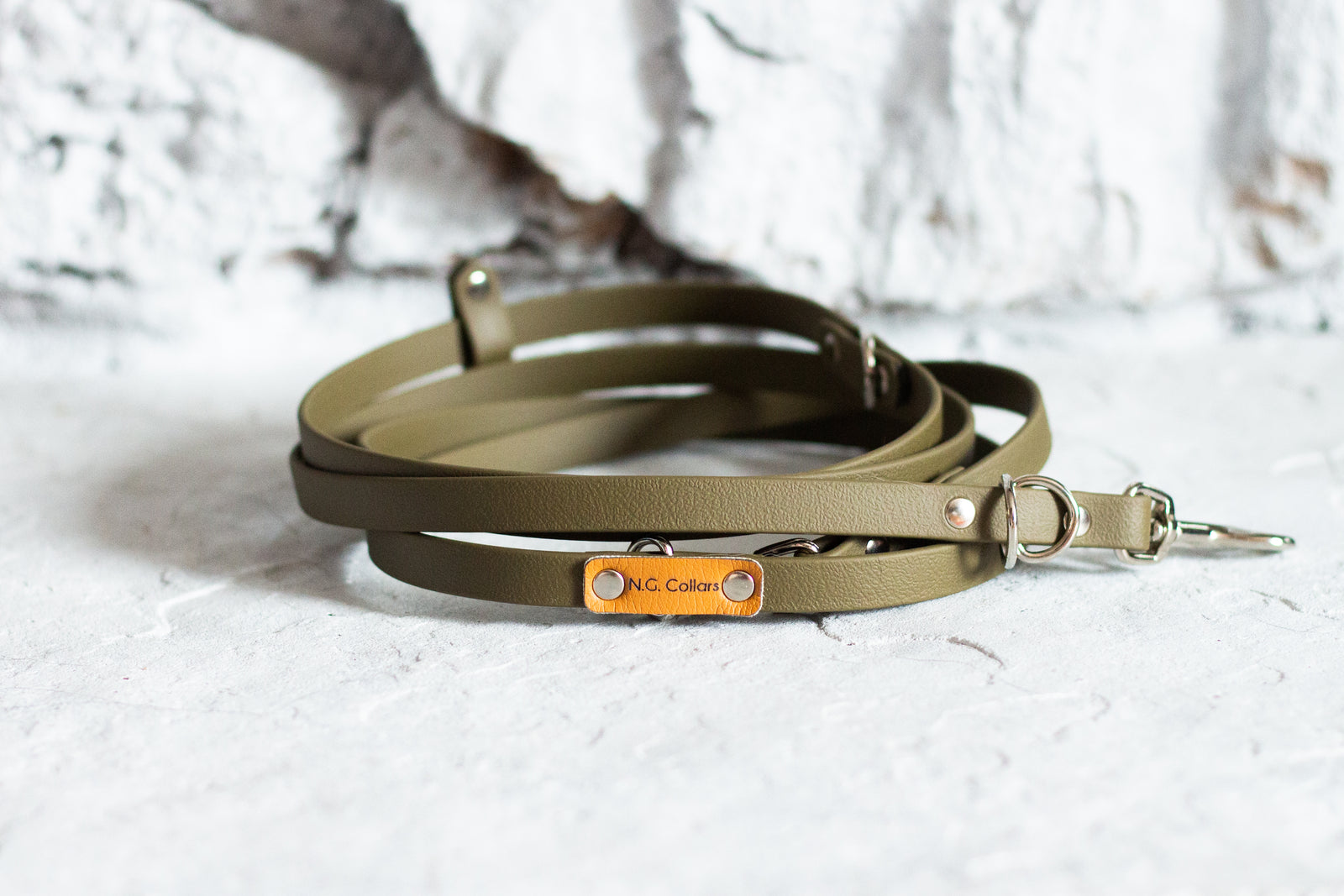 Olive Green Hybrid Leash