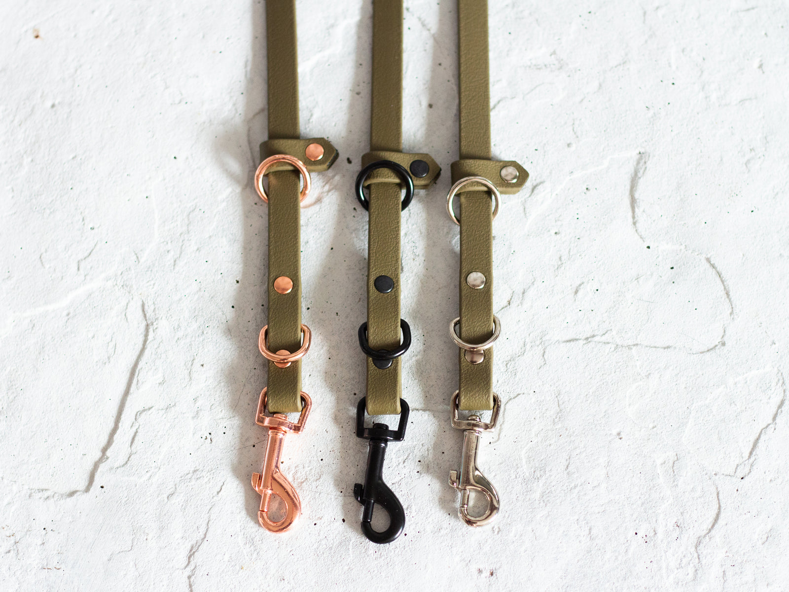 Olive Green Hybrid Leash