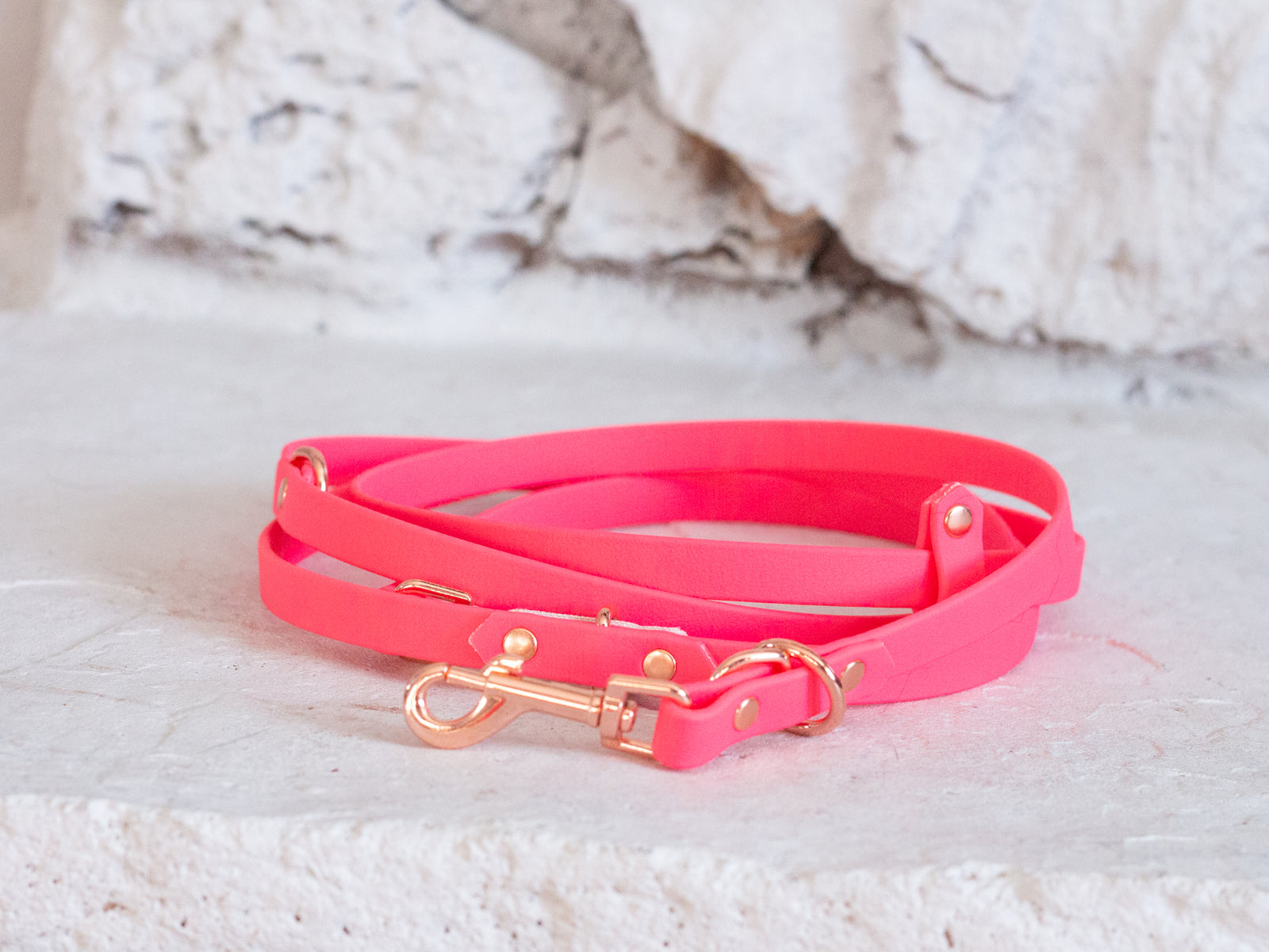 Neon Pink Hybrid Leash