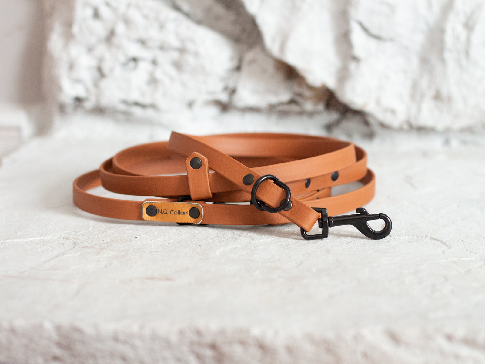 Tan Hybrid Leash