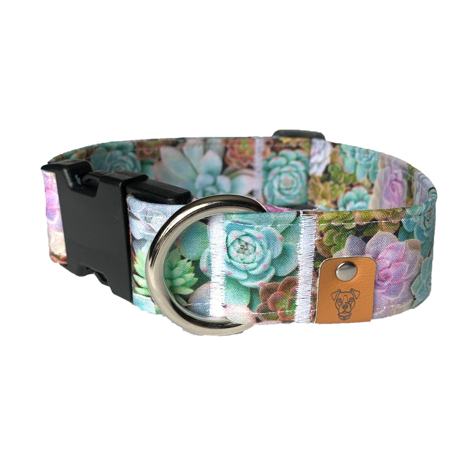 Succulents Buckle Collar - N.G. Collars