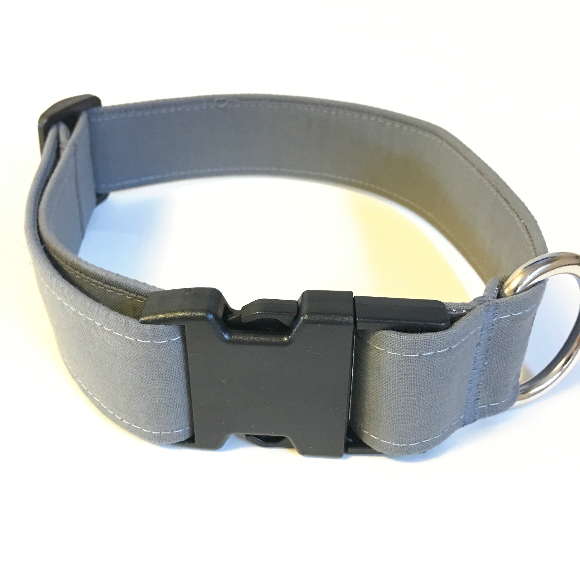 One Shade of Grey Buckle Collar - N.G. Collars