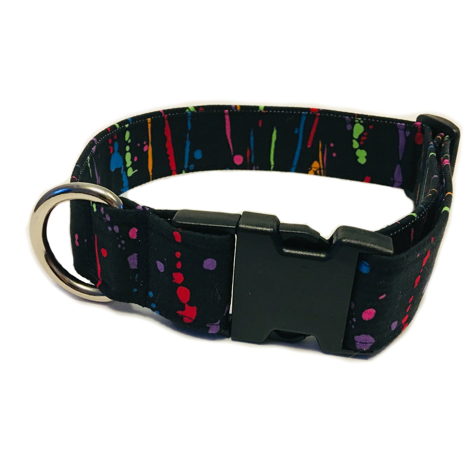 Paint Splatter Buckle Collar - N.G. Collars