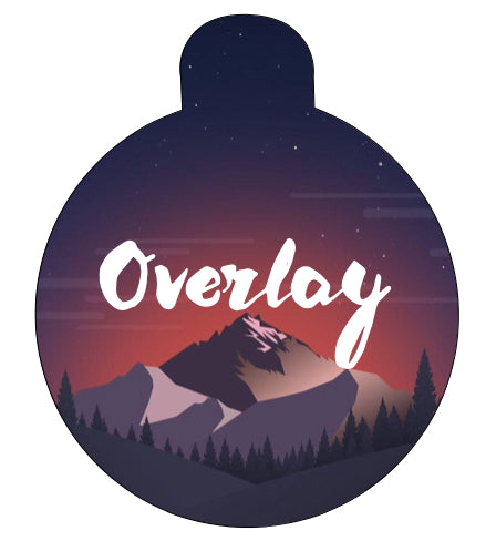 Sunset Mountain Pet Tag