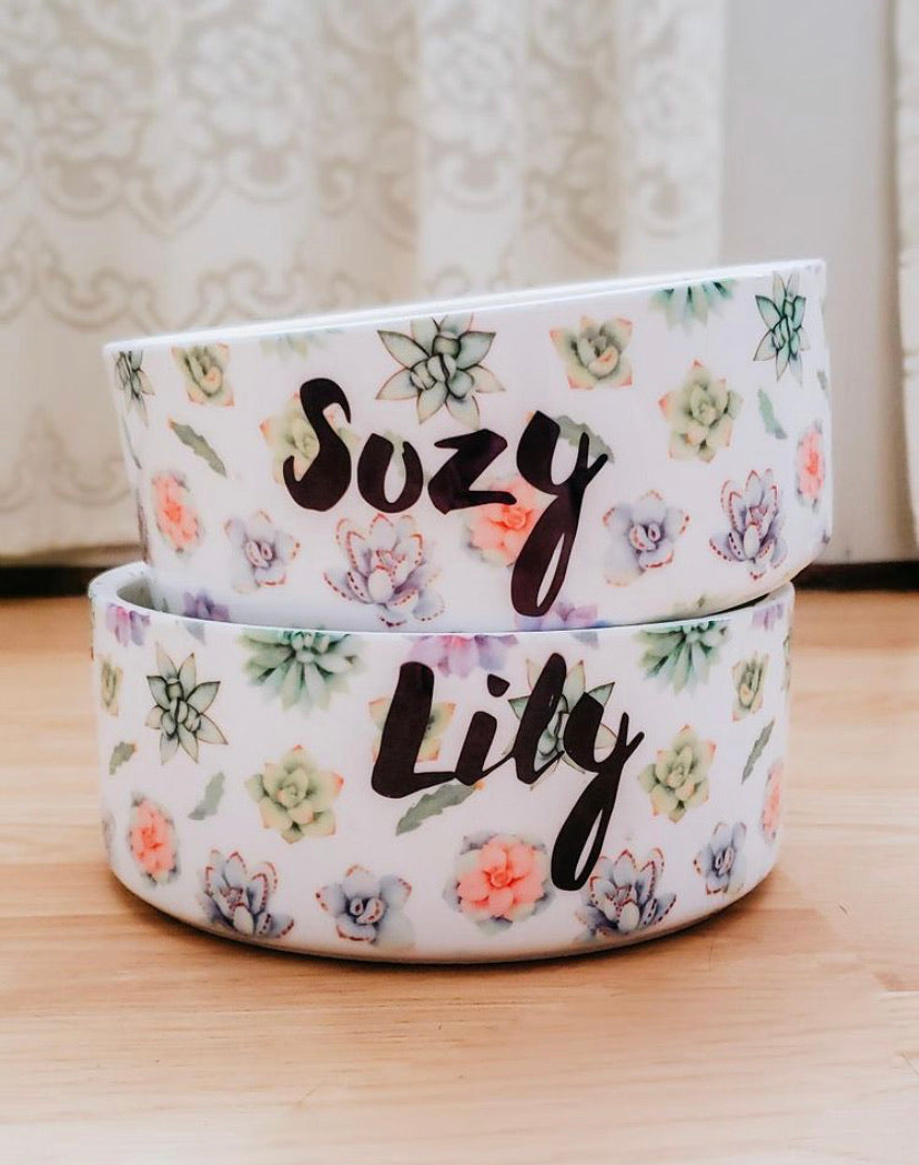 Lily Dog Bowl