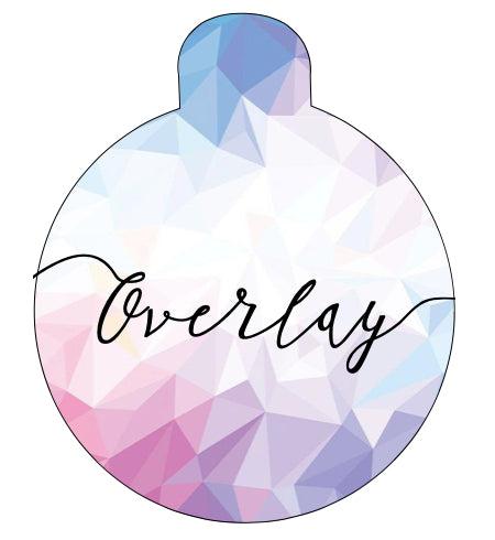 Pastel Geometric Pet Tag