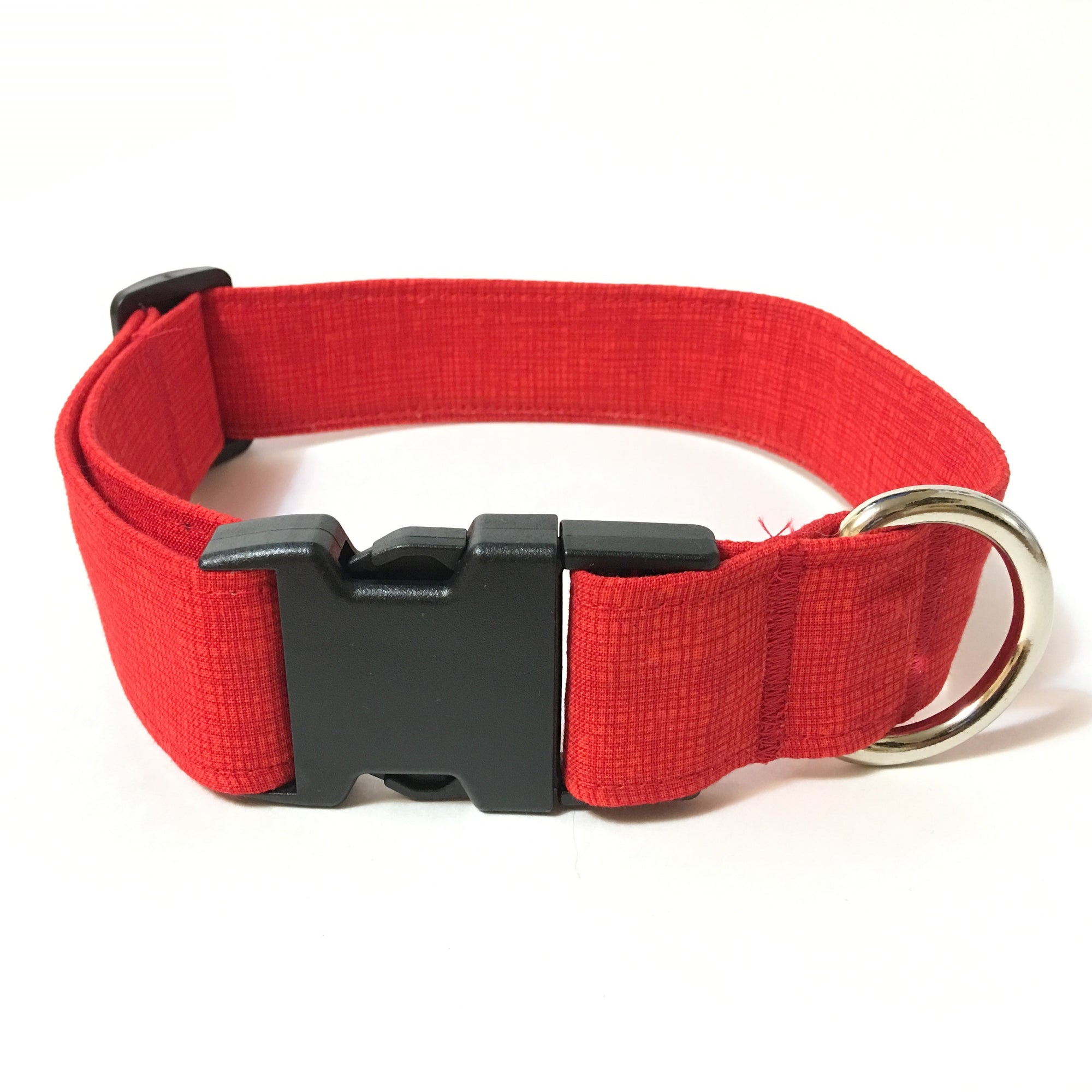 Firetruck Red Buckle Collar - N.G. Collars