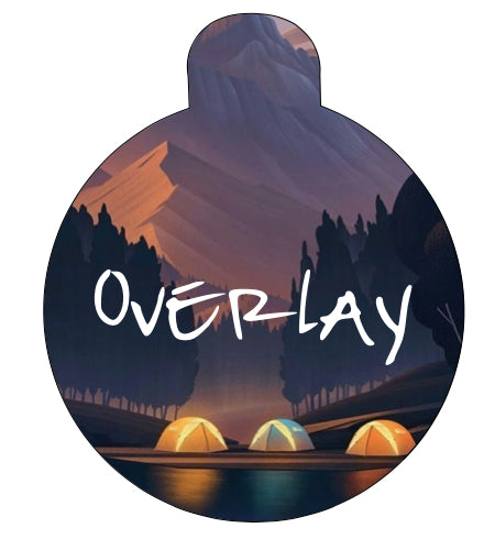 Tent Camping Pet Tag